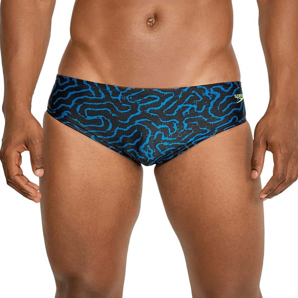 Speedo Mens Modern 8705220040026 Race Maze Brief Team Blue 26, Team Blue, 26 US