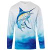 Kobalt1 Boys 2T-18 White Marlin Water Sport Fishing UPF Performance Shirt (5-6) view 1