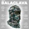 ROXUN Distressed Ski Mask Balaclava, Yeat Shiesty Fluffy Knitted Full Face Mask for Men/Women Green Mixed view 3