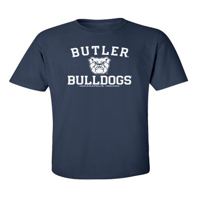 CornBorn Butler Shirt Men - Butler University Shirt - Arch Primary Logo - Navy Blue - 4X