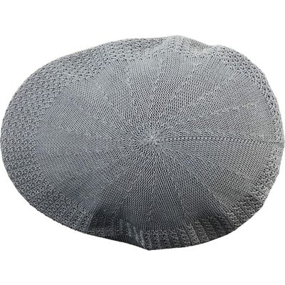 1 Pcs of Classic Mesh Newsboy Cap Hat Crochet Driving Golf Ventair (Large) (Dark Gray)