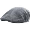1 Pcs of Classic Mesh Newsboy Cap Hat Crochet Driving Golf Ventair (Large) (Dark Gray) view 3