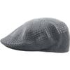 1 Pcs of Classic Mesh Newsboy Cap Hat Crochet Driving Golf Ventair (Large) (Dark Gray) view 4