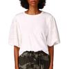 Sanctuary Womens Cloud Control Eyelet Slub T-Shirt White M view 2