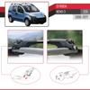 apline Compatible with Citroen Nemo 3 (225) 2008-2017 ACE-1 Model Car Roof Rack Cross Bar Black Aluminium 4 Bars view 4