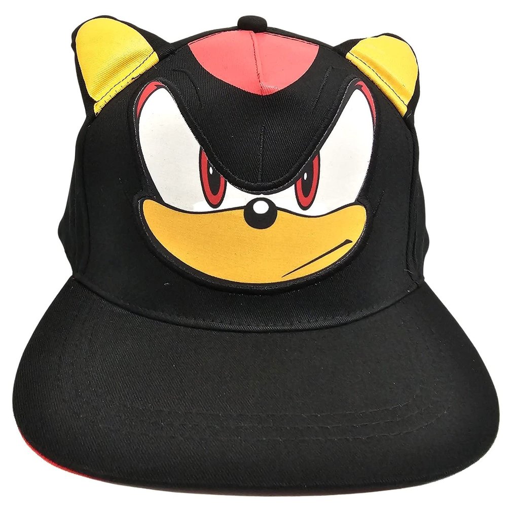 Accessory Innovations Sonic The Hedgehog Blue Face Hip-Hop Baseball Cap- Shadow