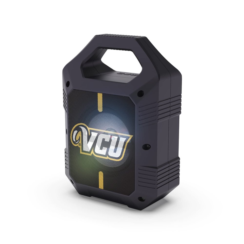 SOAR NCAA ShockBox XL LED Wireless Bluetooth Speaker, VCU Rams