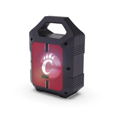 SOAR NCAA ShockBox XL LED Wireless Bluetooth Speaker, Cincinnati Bearcats