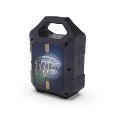 SOAR NCAA ShockBox XL LED Wireless Bluetooth Speaker, UTEP Miners