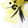 BCDlily Bridal Headpiece Headband Fascinators Hat Women Tea Party Derby Wedding Cocktail Flower Mesh Feathers Hair Accessory view 2