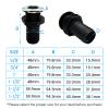 Boat Thru-Hull Fitting Drain for 1-1/8" I.D. Hose - Marine-Grade Plumbing Connector for Bilge Pump, Livewell, and Drain Lines view 2