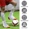 Spats Football Cleat Covers,Youth Cleat Covers Football Keeps Dirt/Turf Debri Out,Bike Cleat Covers,Cleat Sleeves For Football Soccer Lacrosse Kids Teenagers Youths Adults.Cleat Cover (White, Medium) view 4