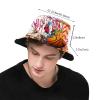 Fashion Basketball Bucket Hat for Women Men Summer Travel Sun Beach Bucket Cap Unisex Outdoor Fisherman Hat view 3