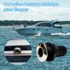 Boat Thru-Hull Fitting Drain for 1-1/2" I.D. Hose - Marine-Grade Plumbing Connector for Bilge Pump, Livewell, and Drain Lines view 4