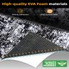 FOCEAN Boat Flooring EVA Foam Boat Decking Camo Marine Flooring Self-Adhesive Marine Mat for Motorboat RV Yacht Kayak, 94.5''x 47.2'', Snow Camo view 2