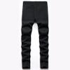 NOVOCCT Mens Dress Pants - Slim Fit Mens Casual Pants - Flat Front Stretch Skinny Business Casual Dress Chinos Pants for Men (Black - 881-A, 42) view 2