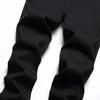 NOVOCCT Mens Dress Pants - Slim Fit Mens Casual Pants - Flat Front Stretch Skinny Business Casual Dress Chinos Pants for Men (Black - 881-A, 42) view 3