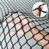 KACQIHTU Safety Net Protection Rope Net Baseball Net Kids Pet Stair Balcony Protection Net Baseball Softball Backstop Nets Knotless Polyester Sports Netting Black