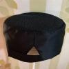 Unisex Chef Hats Adjustable Kitchen Cooking Caps with Breathable Mesh Top Food Service Caps for Adults Black A view 2
