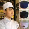 Unisex Chef Hats Adjustable Kitchen Cooking Caps with Breathable Mesh Top Food Service Caps for Adults Black A view 3