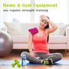 Saorzon Dumbbells Set of 2 Exercise Fitness Dumbbell for Home Gym Free Weights Hand Hex Dumb Bells Gray 4LB view 3