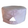 Unisex Chef Hats Kitchen Cooking Food Service Caps for Adults Adjustable Flat Top Chef Hat with Mesh Top E - White
