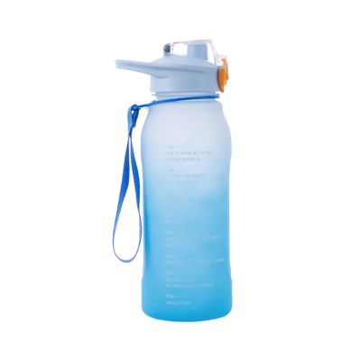 REPYL 1300ML Frosted Gradient Portable Outdoor Sports Water Bottle (Size : 1300ml, Color : Blue)