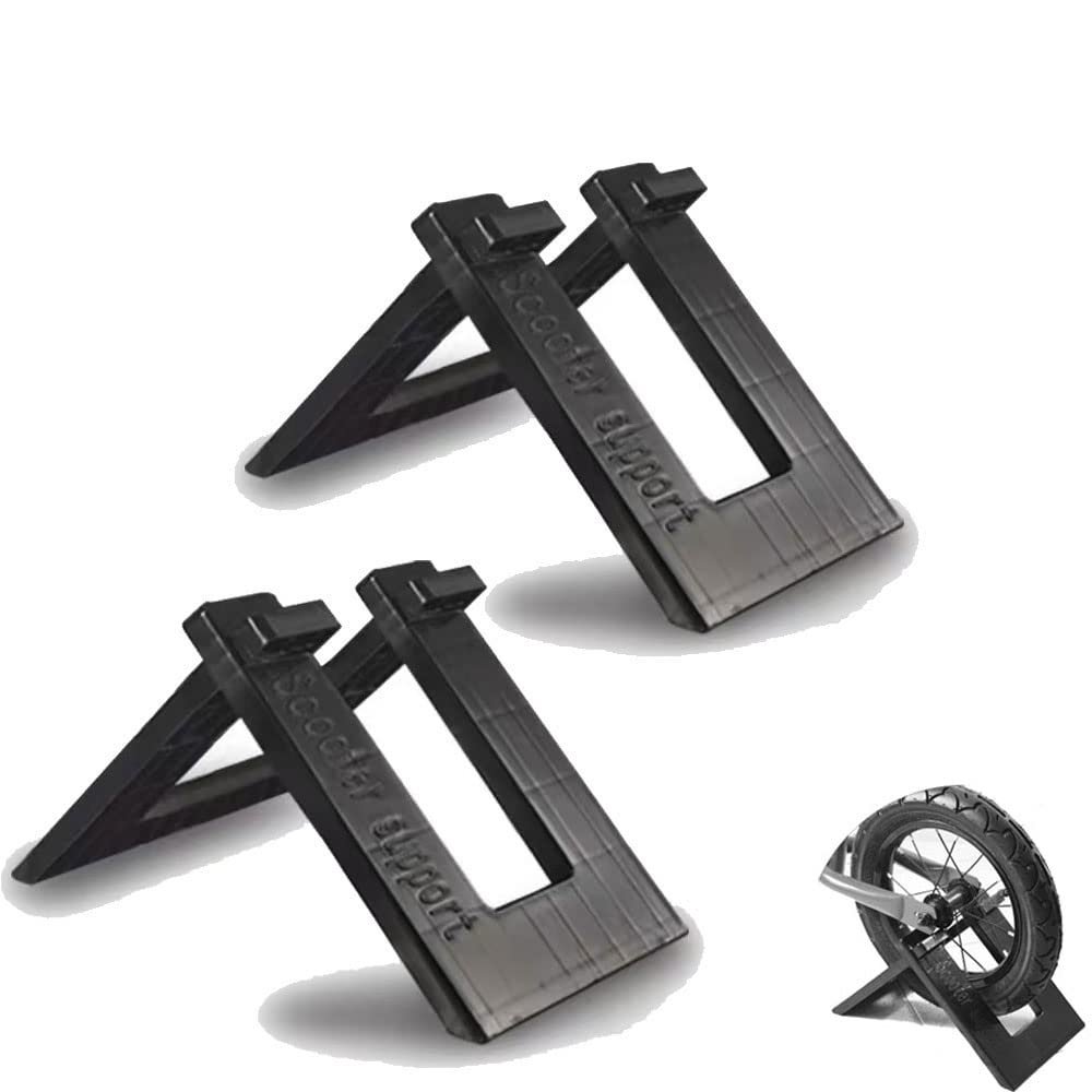YehVeh 2 Pack Kids Balance Bike Parking Rack Stand Foldable Kickstand Holder for No Pedal Training Bicycle Scooter 8 9 10 12 Inch Bikes Storage Organizer Indoor Outdoor Garage