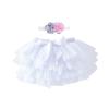 Baby Girls Soft Fluffy Tutu Skirt Party Carnival Toddler Girl Mesh Tutu Bowknot Princess Skirt Baby (White, 0-6 Months) view 1