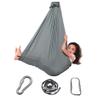 Aerial Yoga Swing Set, Aerial Yoga Hammock Flying Swing Anti-Gravity Yoga Belts for Yoga Training Yoga Belt Gray view 1