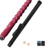 Billiard Cue Sticks,58 Inch 18-21 Oz Snooker Pool Cue Shooting Very Smooth 1/2 Jointed Hardwood Canadian Maple Billiard Pool Cue Stick for House Bars Pool Stick,Pink,13MM view 1