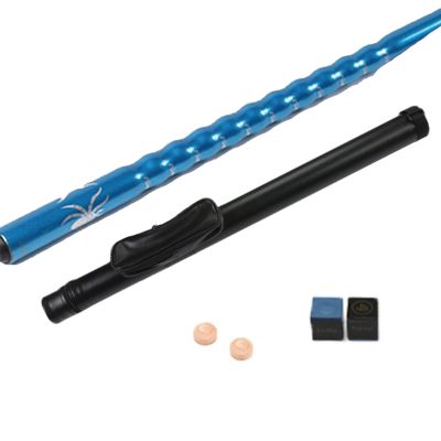 Billiard Cue Sticks,58 Inch 18-21 Oz Snooker Pool Cue Shooting Very Smooth 1/2 Jointed Hardwood Canadian Maple Billiard Pool Cue Stick for House Bars Pool Stick,Blue,13MM