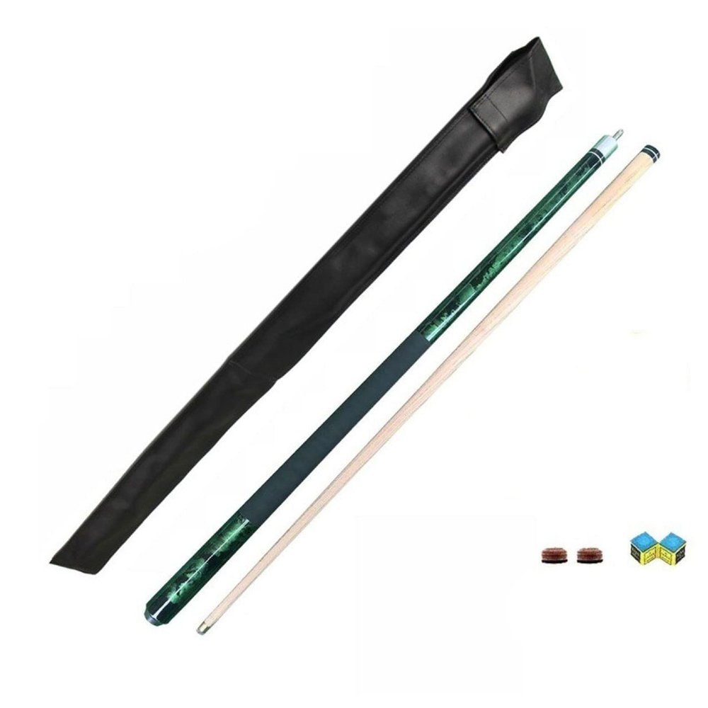 Oak cue, Head 10mm, Weight 550g, 1/2 Split Structure and 12 Thread Stainless Steel Interface.(Color:CC,Size:Pole Bag)