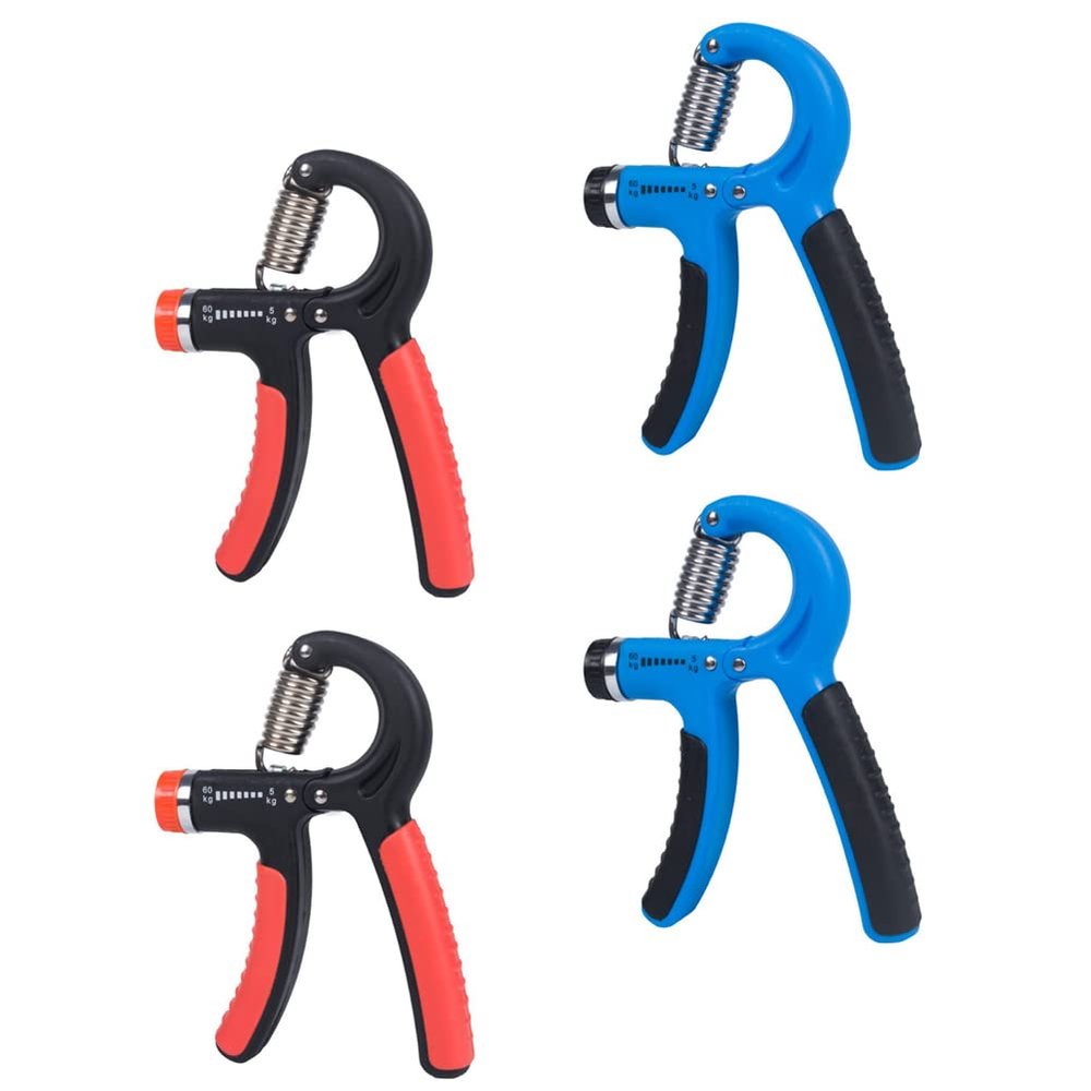 Magik 2-4 Pack Adjustable Hand Grip Trainer Exerciser Forearm Power Fingers (4 Pack)