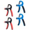 Magik 2-4 Pack Adjustable Hand Grip Trainer Exerciser Forearm Power Fingers (4 Pack) view 1