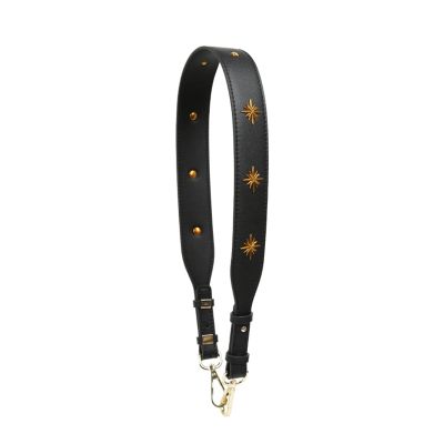 Adjustable Pu Leather Bag Strap Women Retro Rivet Crossbag Replacement Shoulder Straps Wide Belt Crossbody Strap Accessories (Color : Short 01 33-35.4", Size : Wide 1.57cm)