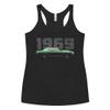 1969 Camaro SS Green Muscle Car Collector Classic Cars Women's Racerback Tank view 1