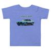 Blue 1971 Trans AM Firebird Muscle Car Graphic Tee Classic Cars Toddler Short Sleeve Tee view 1