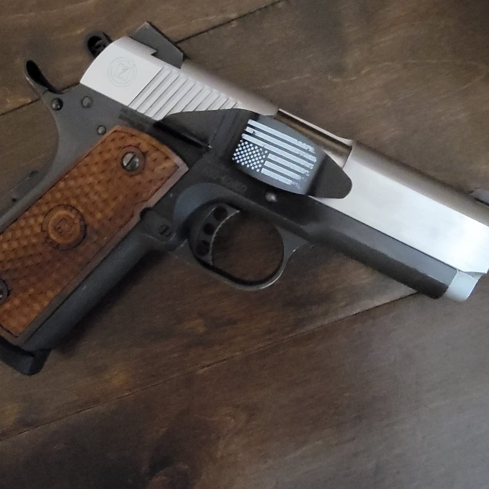 1911 Holster 1911 Full Size Quick Draw Clip Belt consealed Holster Stainless Steel with USA Flag Black Plated