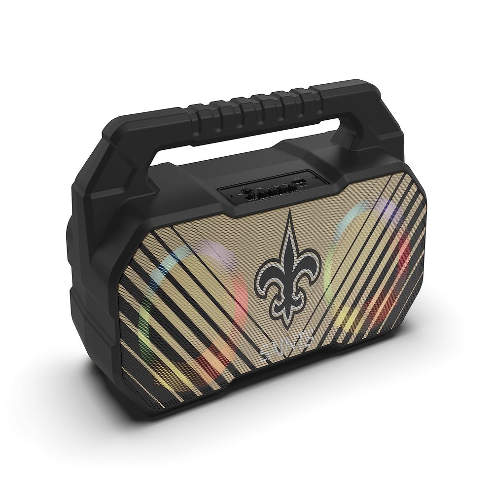 SOAR NFL Wireless Boombox Speaker, New Orleans Saints