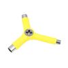 BESPORTBLE Y-Shaped Skateboard Repair Tool Construction Compact Spanner for Mini Skateboards and Cruisers Essential Yellow view 1