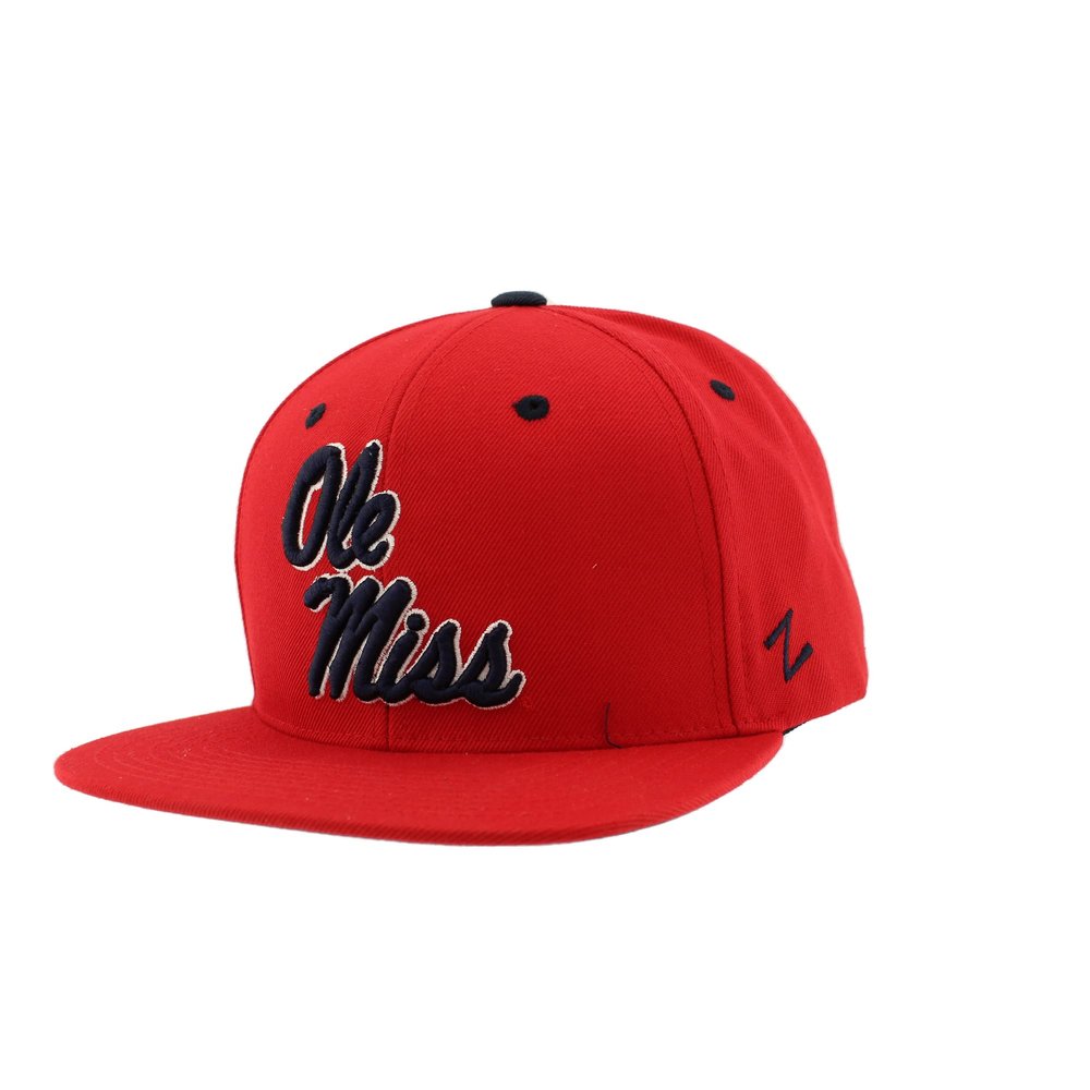 Mississippi Old Miss Rebels NCAA Officially Licensed Snapback Hat Flat Brim Z11 Alternate