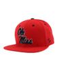 Mississippi Old Miss Rebels NCAA Officially Licensed Snapback Hat Flat Brim Z11 Alternate view 1