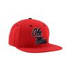 Mississippi Old Miss Rebels NCAA Officially Licensed Snapback Hat Flat Brim Z11 Alternate view 2