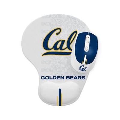 SOAR NCAA Wireless Mouse and Mouse Pad, Cal Golden Bears