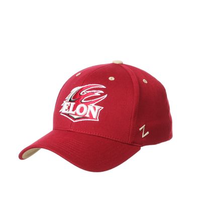 Elon Phoenix Stretch Fitted Hat Team Color, Medium