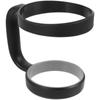 Cabilock 5 Colors Anti-Slip Adjustable Tumbler Travel Handle 30 Oz Stainless Steel Cup Holder for Mug, Travel Cup Tumbler Cup, Black (7M122815F9172F) view 1