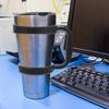 Cabilock 5 Colors Anti-Slip Adjustable Tumbler Travel Handle 30 Oz Stainless Steel Cup Holder for Mug, Travel Cup Tumbler Cup, Black (7M122815F9172F) view 3