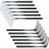 FBP School Floorball Stick Set of 12, 85 cm - 12 Floorball Sticks, 1/2 Black Blade, 1/2 Silver Blade, Sized for Middle School Players view 1