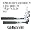 FBP School Floorball Stick Set of 12, 85 cm - 12 Floorball Sticks, 1/2 Black Blade, 1/2 Silver Blade, Sized for Middle School Players view 2